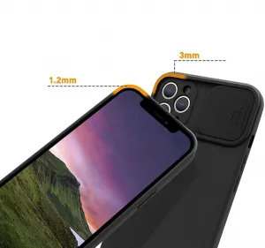 Nexeri obal s ochranou šošovky, iPhone 14 Plus, čierny