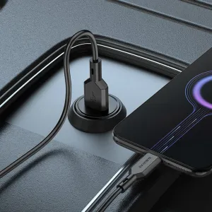 Borofone BZ18 nabíjačka do auta - USB - QC 3.0 18W s káblom Micro USB, čierna