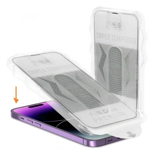 Tvrdené sklo Full Glue Easy-Stick s aplikátorom, iPhone 11 Pro
