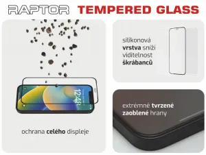 Swissten Raptor Diamond Ultra Clear 3D Tvrdené sklo, iPhone 14 Pro Max, čierne