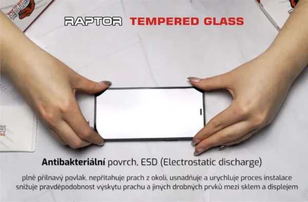 Swissten Raptor Diamond Ultra Clear 3D Tvrdené sklo, iPhone 14 Pro Max, čierne