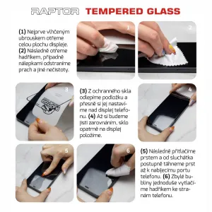 Swissten Raptor Diamond Ultra Clear 3D Tvrdené sklo, iPhone 14 Pro Max, čierne