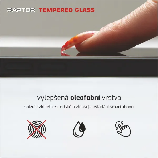 Swissten Raptor Diamond Ultra Clear 3D Tvrdené sklo, iPhone 14 Pro Max, čierne
