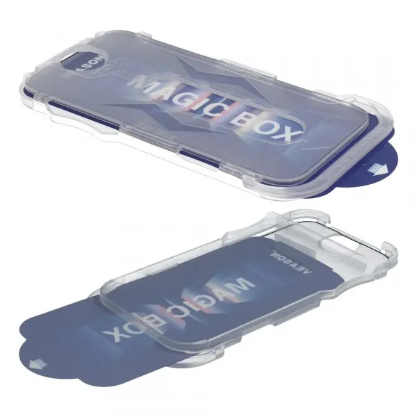6D Pro Veason Tvrdené sklo s jednoduchou inštaláciou, iPhone 11 Pro Max, čierne