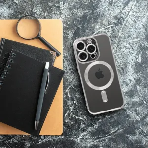 OEM Electro Kryt s MagSafe pre iPhone 17 Pro Max, Sivý
