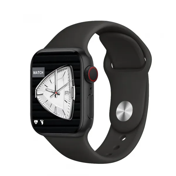 Chytré hodinky Watch S9 Max, čierne