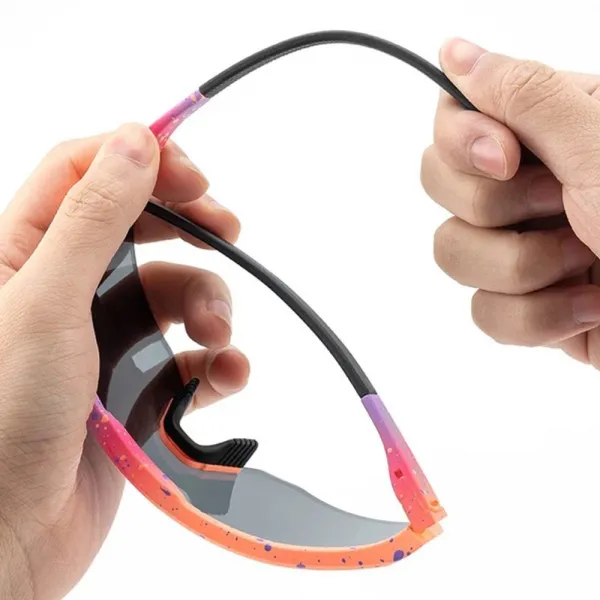 Rockbros SP297 Polarizačné cyklistické okuliare, čierne