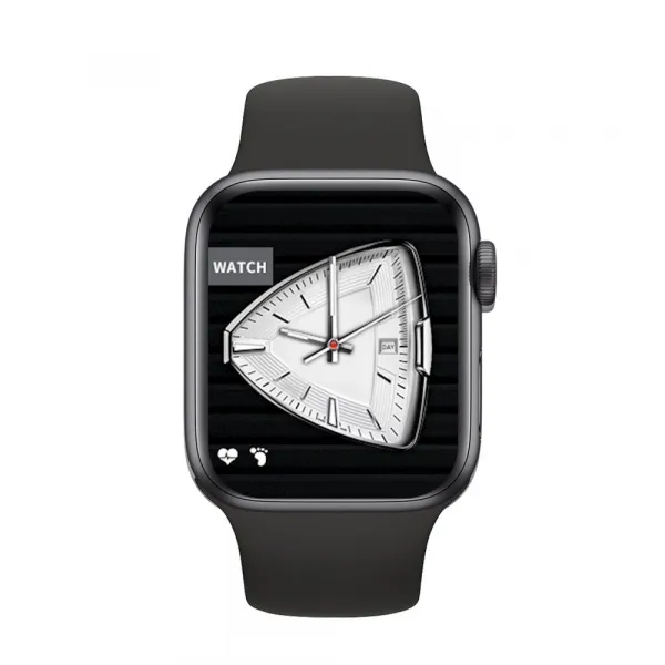 Chytré hodinky Watch S9 Max, čierne