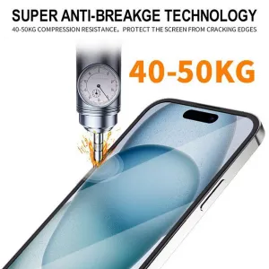JP Titan extra odolné tvrdené sklo, iPhone 16 Pro Max, čierne