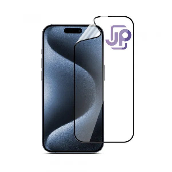 JP Nano 5D Easy Box Tvrdené sklo, iPhone 15 Pro Max, čierne