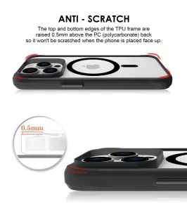 JP MagFit MagSafe obal s 3M SGS certifikátom, iPhone 16 Plus, čierny
