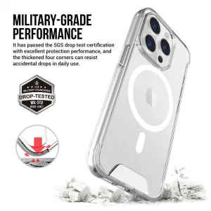 JP MagFit MagSafe obal s 1.2M SGS certifikátom, iPhone 15 Pro, priehľadný