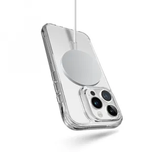 JP MagFit MagSafe obal s 3M SGS certifikátom, iPhone 15 Pro, priehľadný