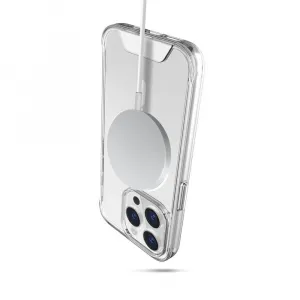 JP MagFit MagSafe obal s 1.2M SGS certifikátom, iPhone 15 Pro, priehľadný