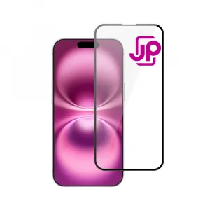 JP 5D Tvrdené sklo, iPhone 16, čierne