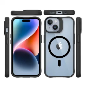 JP MagFit MagSafe puzdro s certifikátom 3M SGS, iPhone 15, čierne