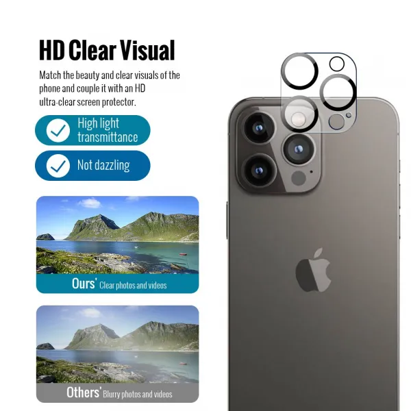 JP Combo pack, Súprava 2 tvrdených skiel a 2 sklíčok pre šošovku, iPhone 16 Pro Max