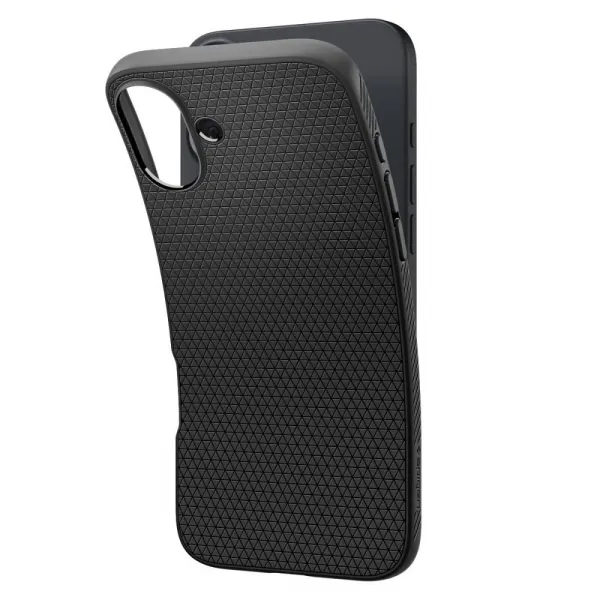 Spigen Liquid Air, iPhone 16, čierny