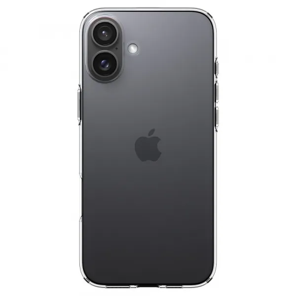 Spigen Liquid Crystal kryt na mobil, iPhone 16 Plus, Crystal Clear