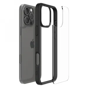 Spigen Ultra hybrid kryt na mobil, iPhone 16 Pro, čierny
