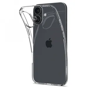 Spigen Liquid Crystal kryt na mobil, iPhone 16 Plus, Crystal Clear