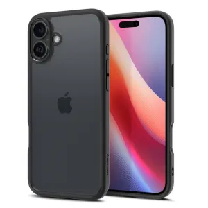 Spigen Ultra hybrid kryt na mobil, iPhone 16, čierny
