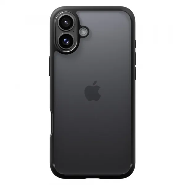 Spigen Ultra hybrid kryt na mobil, iPhone 16, čierny