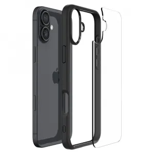Spigen Ultra hybrid kryt na mobil, iPhone 16, čierny