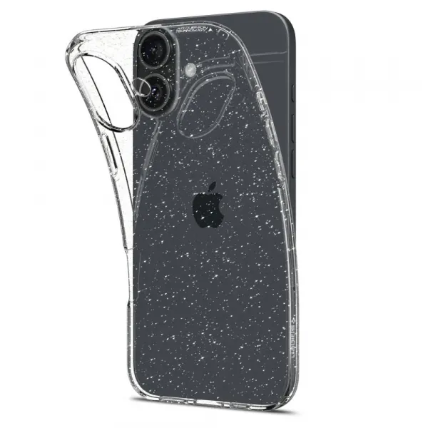 Spigen Liquid Crystal kryt na mobil, iPhone 16 Plus, Glitter Crystal