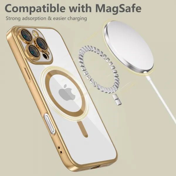 Tech-Protect MagFlex MagSafe iPhone 16 Pro Max, lesklá zlatá