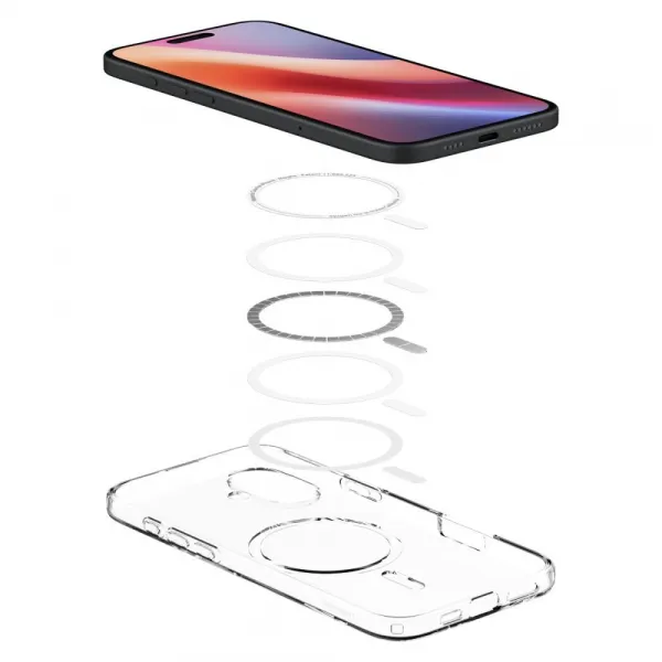 Spigen Liquid Crystal Mag s MagSafe, iPhone 16 Plus, priehľadný