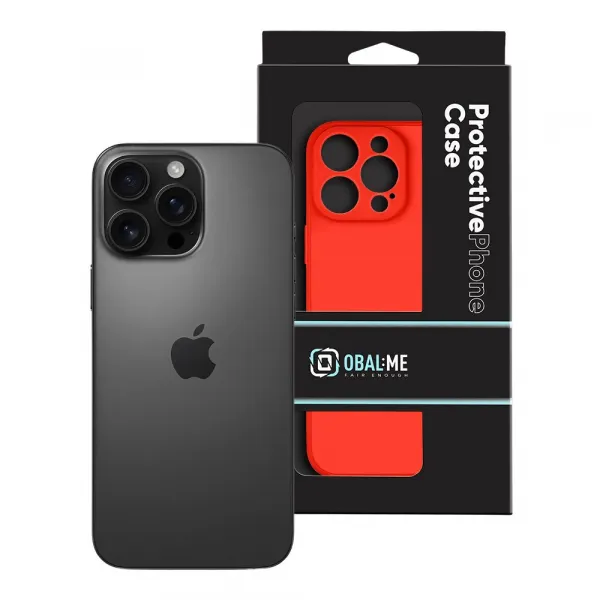 OBAL:ME Matte TPU Kryt pre iPhone 16 Pro Max, červený