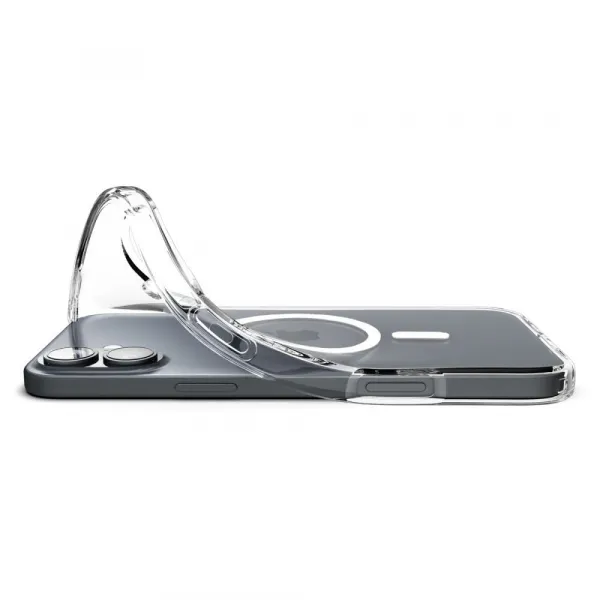 Spigen Liquid Crystal Mag s MagSafe, iPhone 16 Plus, priehľadný