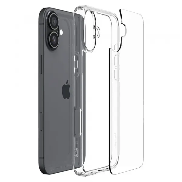 Spigen Ultra hybrid kryt na mobil, iPhone 16, číry