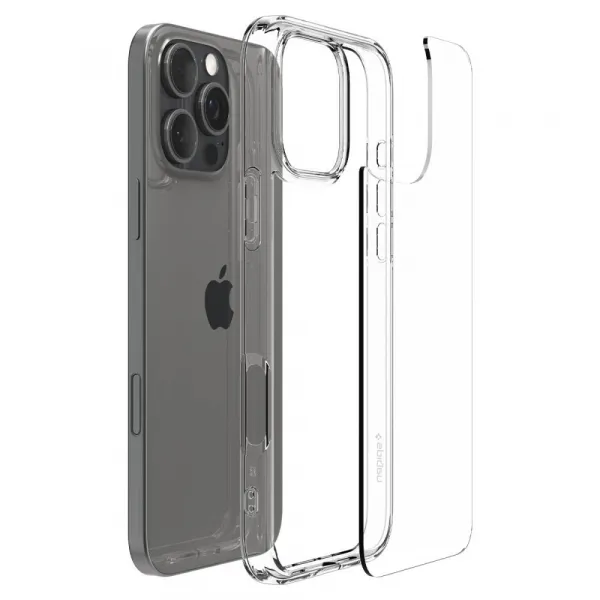 Spigen Ultra hybrid kryt na mobil, iPhone 16 Pro Max, číry