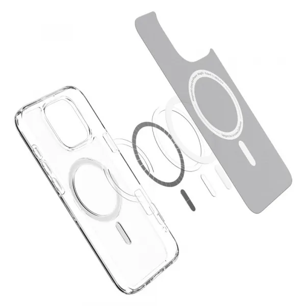 Spigen Ultra Hybrid Mag s MagSafe, iPhone 16 Pro Max, frost clear