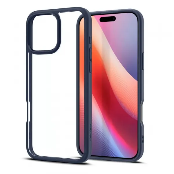 Spigen Ultra hybrid kryt na mobil, iPhone 16 Pro, modrý