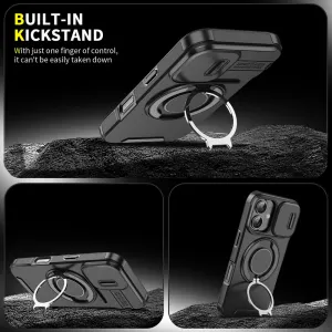Camslide Stand obal, iPhone 16 Plus, ružový