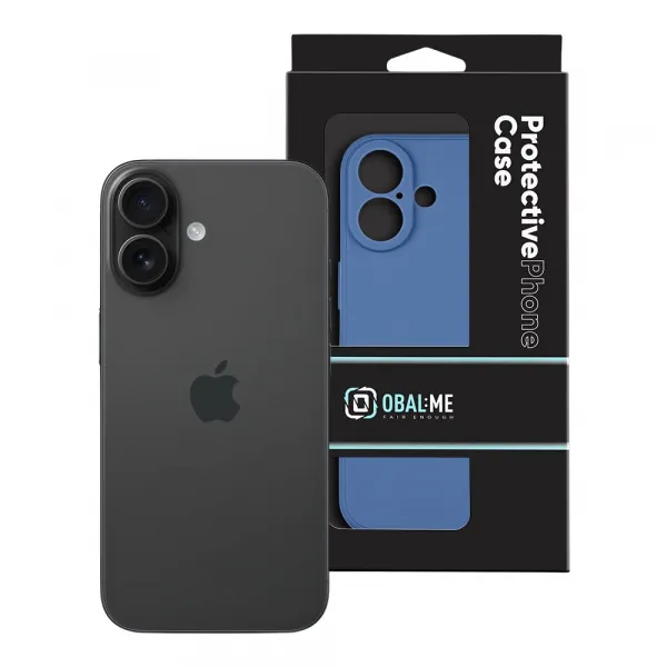 OBAL:ME Matte TPU Kryt pre iPhone 16, modrý