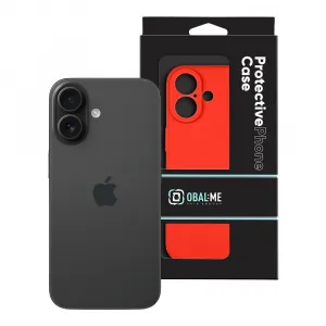 OBAL:ME Matte TPU Kryt pre iPhone 16, červený
