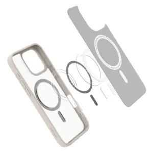 Spigen Ultra Hybrid Mag s MagSafe, iPhone 16 Pro, frost natural titanium