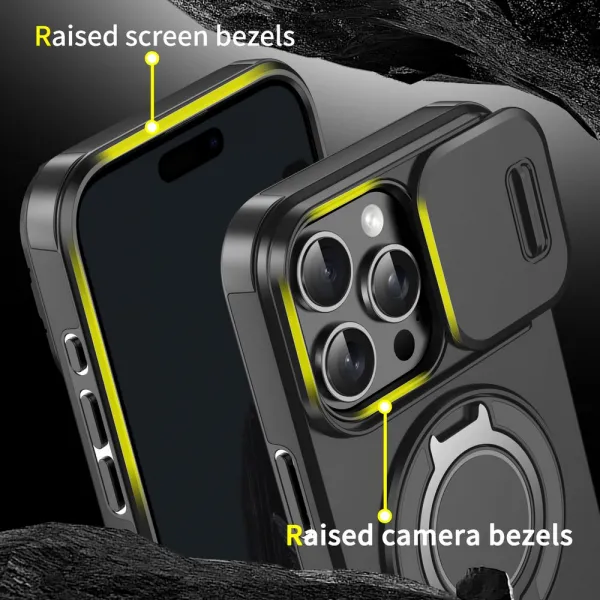 Camslide Stand obal, iPhone 16 Pro, ružový