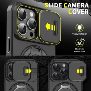 Camslide Stand obal, iPhone 16 Pro, ružový