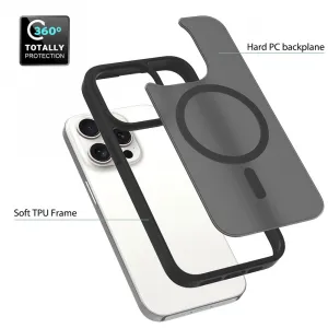 JP MagFit Colour MagSafe obal s N52 magnetom, iPhone 15 Pro, biely
