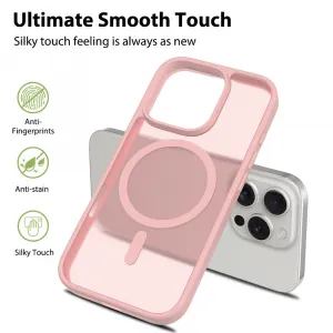 JP MagFit Colour MagSafe obal s N52 magnetom, iPhone 16 Pro, svetlo ružový