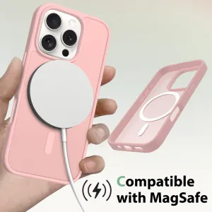 JP MagFit Colour MagSafe obal s N52 magnetom, iPhone 16 Pro, svetlo ružový