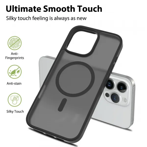 JP MagFit Colour MagSafe obal s N52 magnetom, iPhone 16 Pro Max, biely
