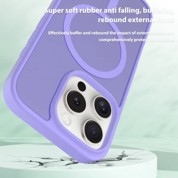 JP MagFit Colour MagSafe obal s N52 magnetom, iPhone 16 Pro, fialový
