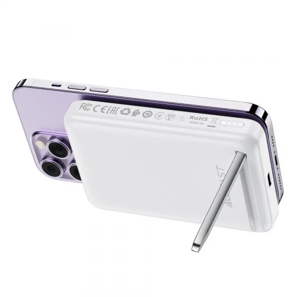 Acefast M6 PD 20W Bezdrôtová powerbanka 10000mAh, biela