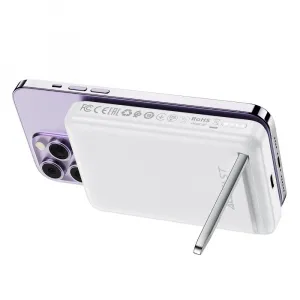 Acefast M6 PD 20W Bezdrôtová powerbanka 10000mAh, biela